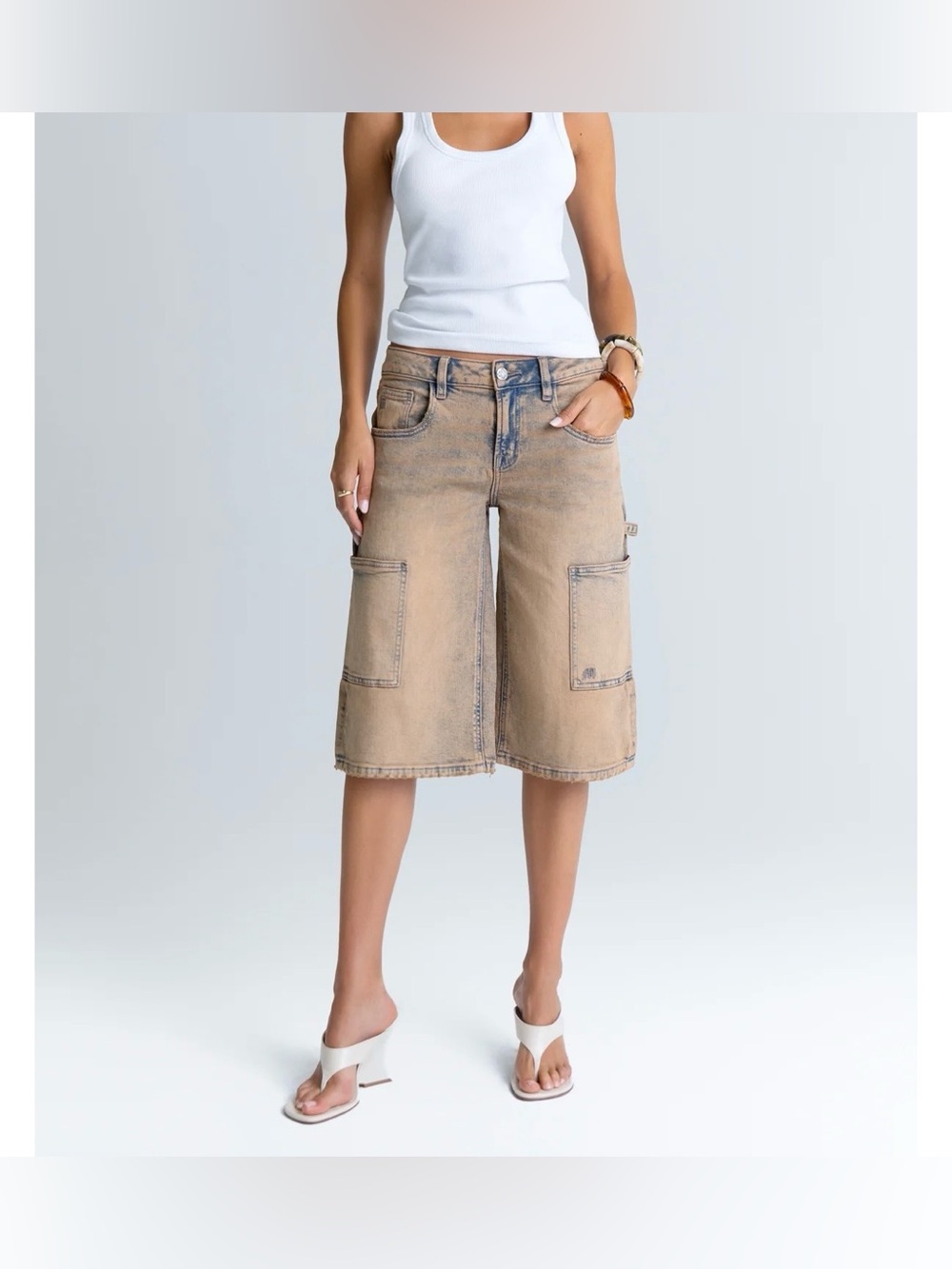 Miss Me Mila Cargo Jorts